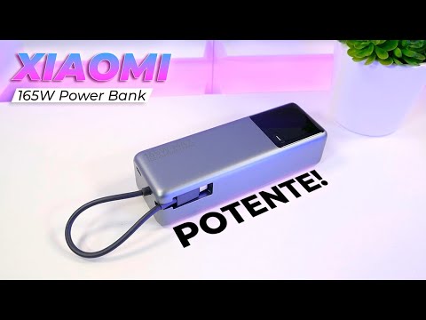 The New XIAOMI 165W POWER BANK with Integrated Cable