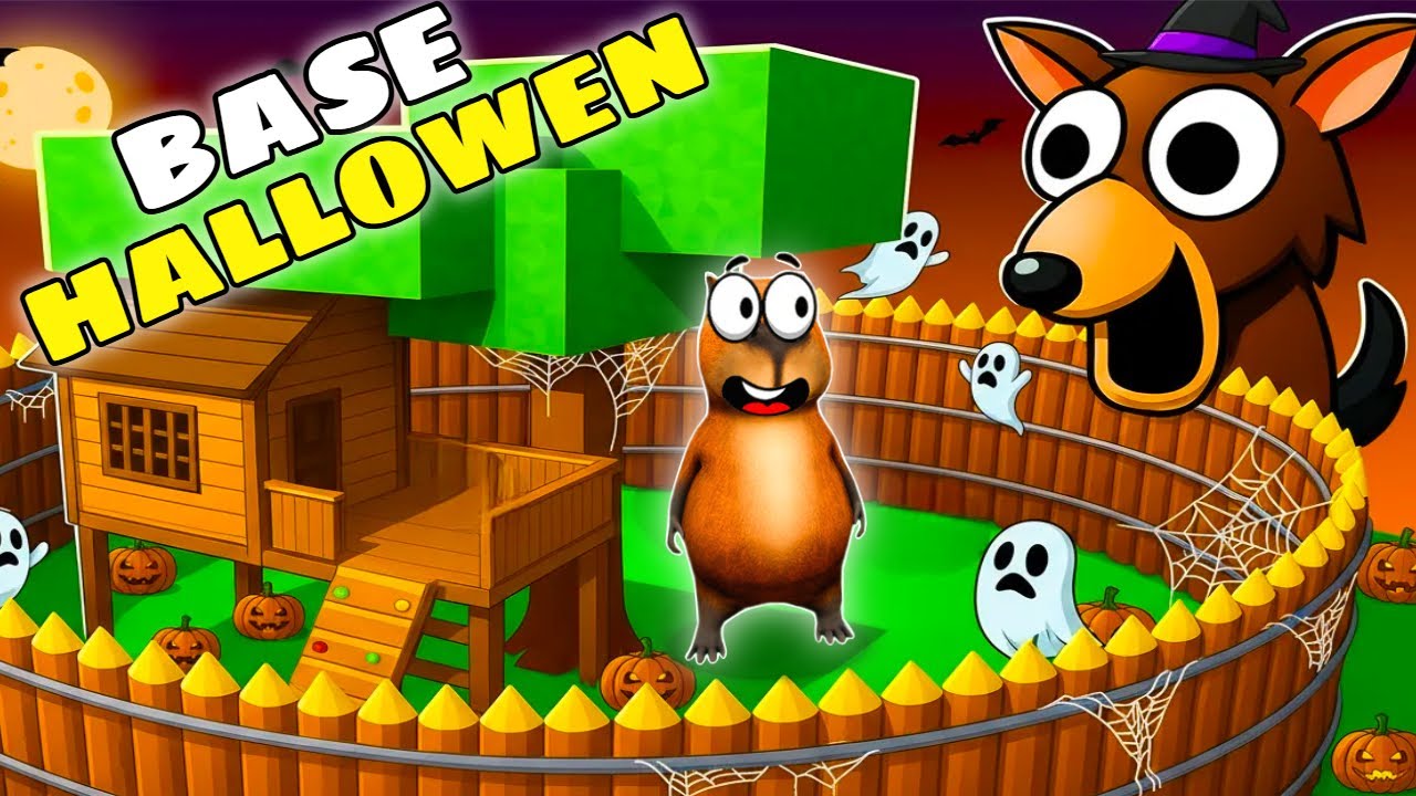 CONSTRUI A BASE MAIS FORTE DA ATUALIZAÇÃO DE HALLOWEEN! 🎃🔥 (99 Noites na Floresta)