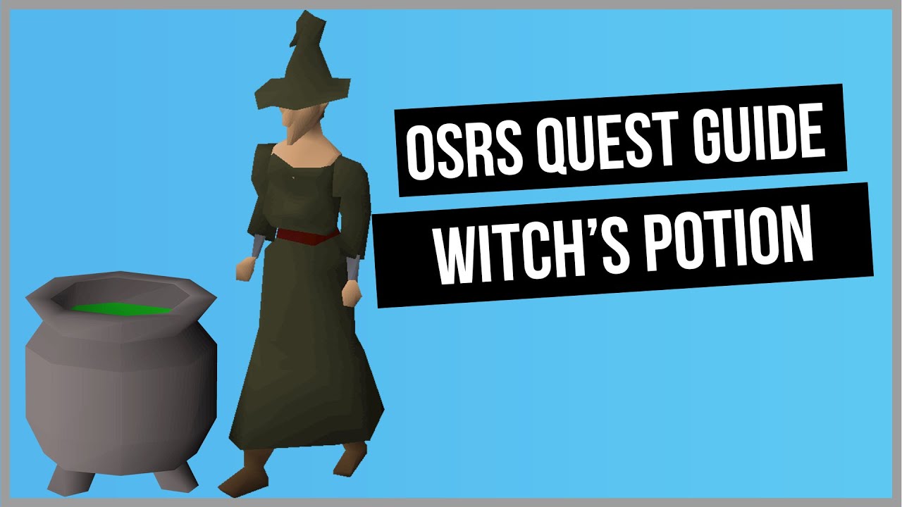 OSRS Witch's Potion Quest Guide Ironman Friendly Old School