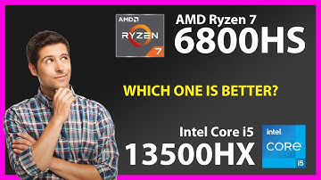 AMD Ryzen 7 6800HS vs INTEL Core i5 13500HX Technical Comparison