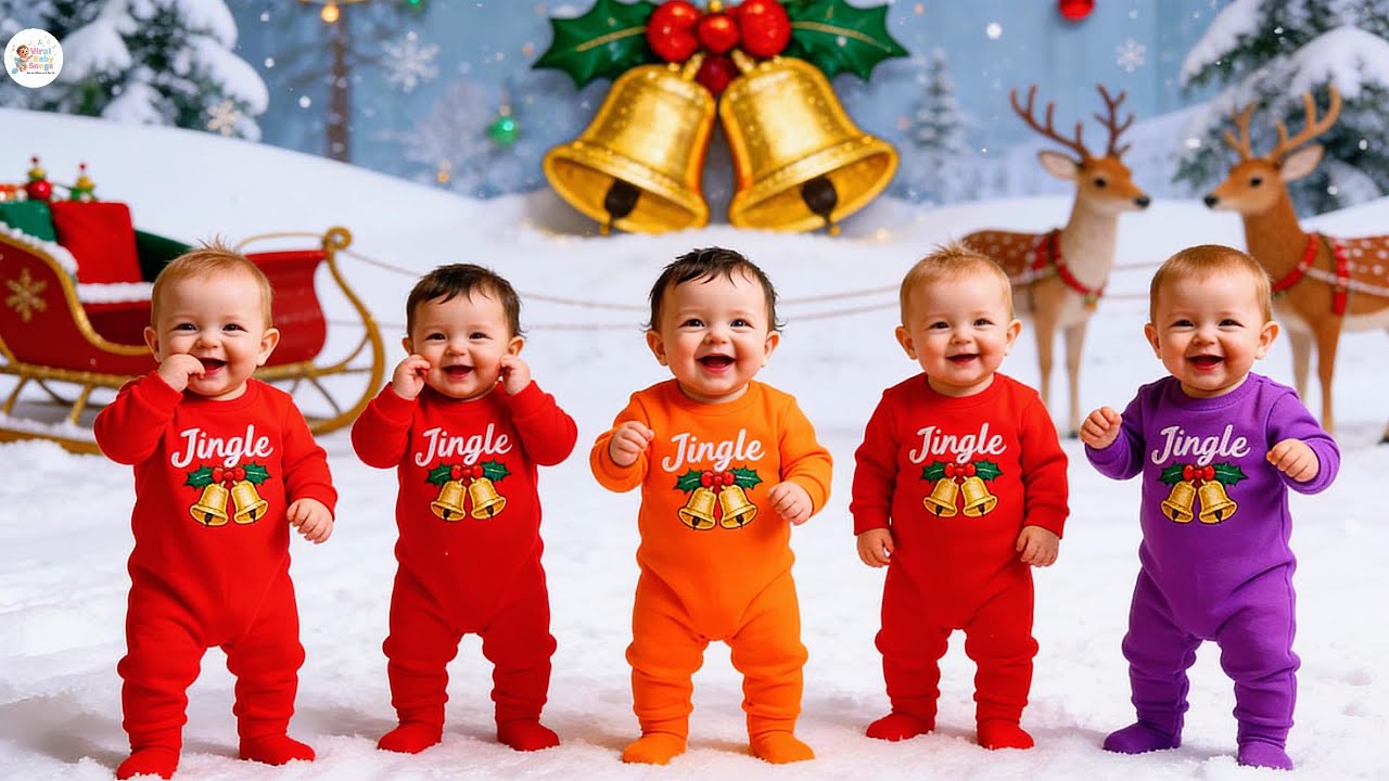Jingle Bells Song 2026 | Baby Dance & Holiday Fun Christmas Song for ...