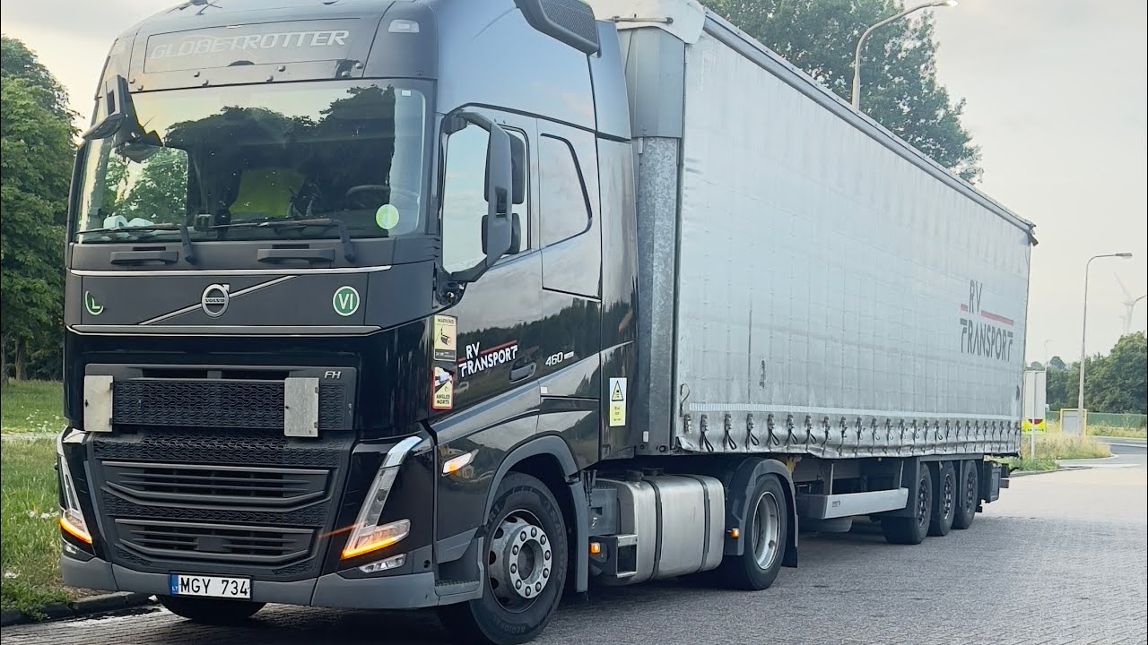 Day start to end only driving Europe truck driver life 