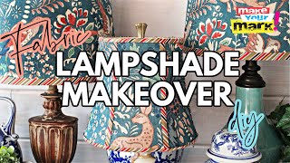 Lampshade Makeover with Bias Trim