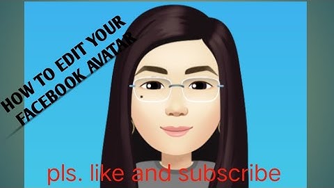 HOW TO EDIT YOUR FACEBOOK AVATAR | marix xinna