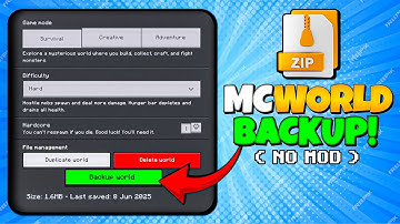 EASY Way To Make Minecraft World Backup!🤫 || How To Make Mcworld File Of Minecraft World🔥