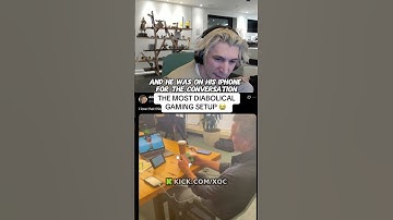 “oh no I can’t support this” XQC IS SHOCKED BY GAMING SETUP 😭 #xqc