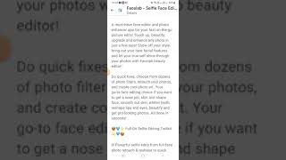 how to clean selfie image on android mobiles editing skills enjoy faceslab app screenshot 1
