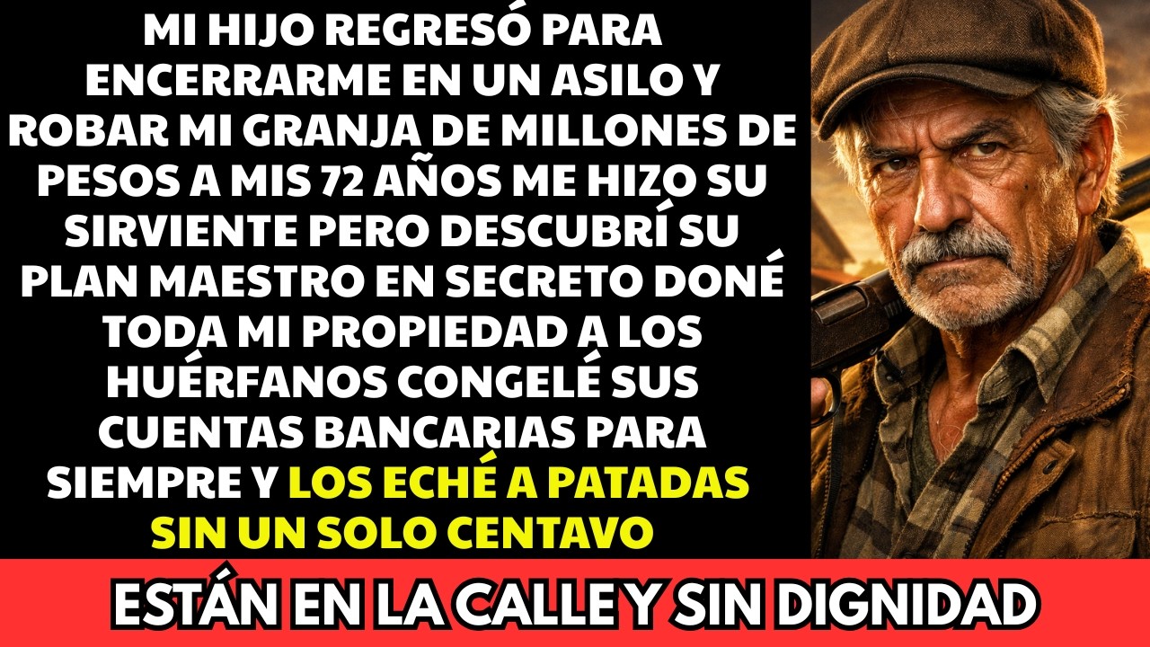 Mi hijo y mi nuera me querían meter en un asilo para robar mi granja... Pero el día del embargo...