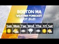 Weather Forecast Boston, Massachusetts ▶ Boston weather Forecast 07/31/2021 image
