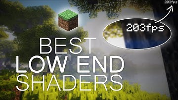BEST High FPS / Low-End Shaders 2017 | Minecraft 1.12.2