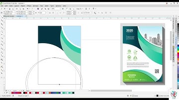 COREL DRAW/ Corel X7 design tutorial - book cover. Design guide