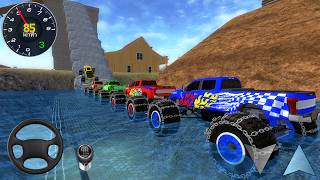 Jeep Cars Mega Stunts Ramp Simulator #2 - Offroad Monster Truck Driving 3D - Android Gameplay IOS screenshot 3