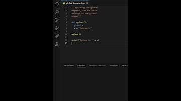 Python Global Keyword #learn #code #learnpython #learning #python #variablesinpython #local #keyword