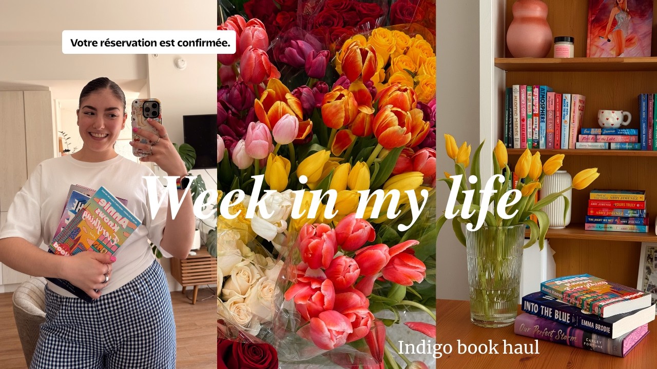 Spring weekly vlog🌷Haul Indigo & J’ai booké mon prochain voyage!!