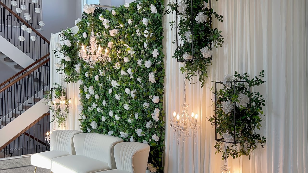 Unboxing Jane Flower Wall diy- Wedding decor - YouTube