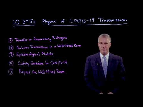MIT RES.10-S95 Physics of COVID-19 Transmission, Fall 2020