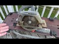 Vintage craftsman circular saw found at a yard sale for 2