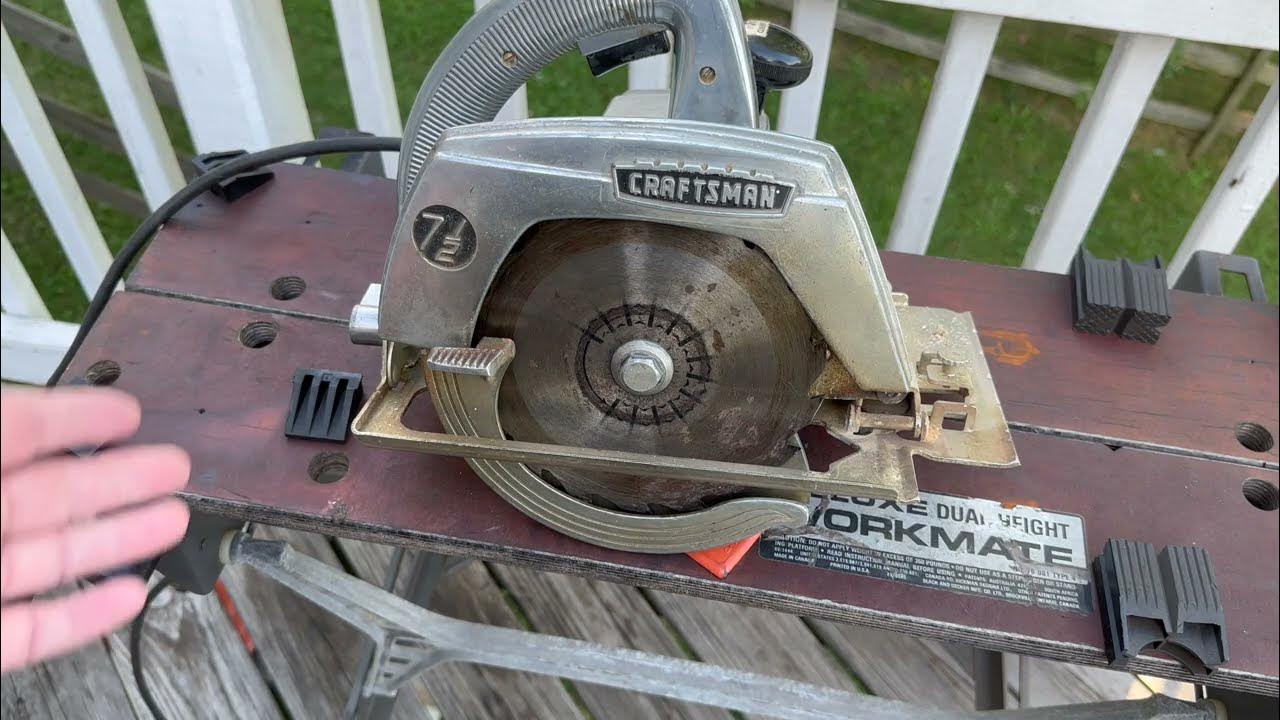 Vintage Craftsman Circular Saw found at a yard sale for 2 YouTube