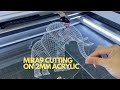 AEON LASER 60W MIRA 9 Cutting On 2mm Acrylic - AEON LASER Official