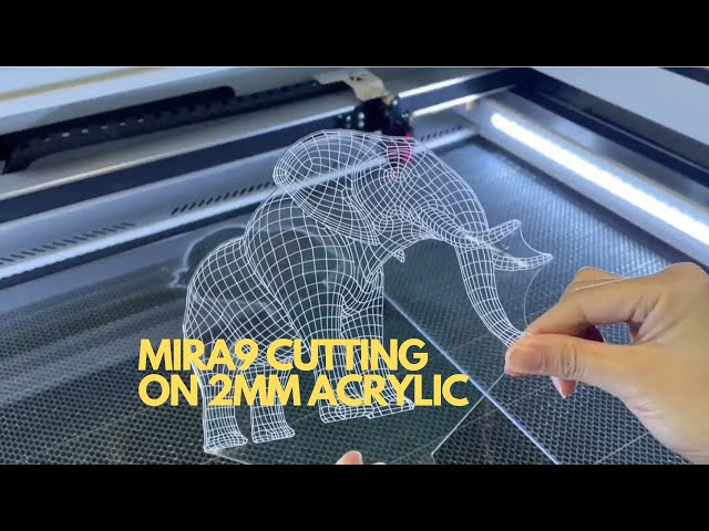 AEON LASER 60W MIRA 9 Cutting On 2mm Acrylic - AEON LASER Official class=