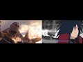 Avengers Infinity War Anime Opening SIDE BY SIDE (Naruto Opening 16) Comparison