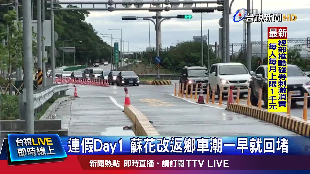 疫情影響不返鄉 西部國道車潮比去年少 - YouTube