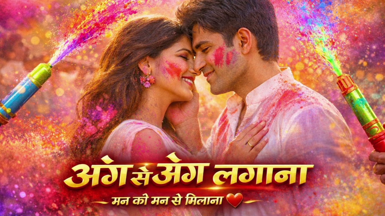 Ang Se Ang Lagana ll अंग से अंग लगाना ❤️ | Classic 90s Romantic Holi Duet | New Bollywood Melody