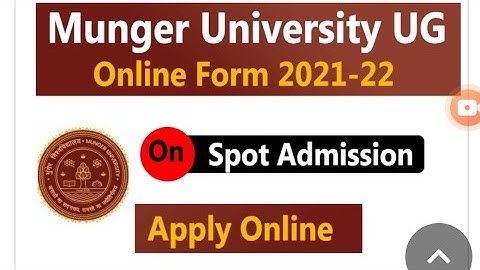 Sport Addmision Munger University #mungeruniversity Vacancy Adda