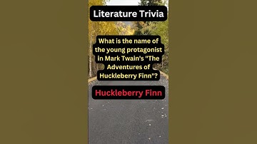 GENERAL KNOWLEDGE TRIVIA QUIZ 16: Literature Quiz Questions 📚📝🤔 #Shorts #facts