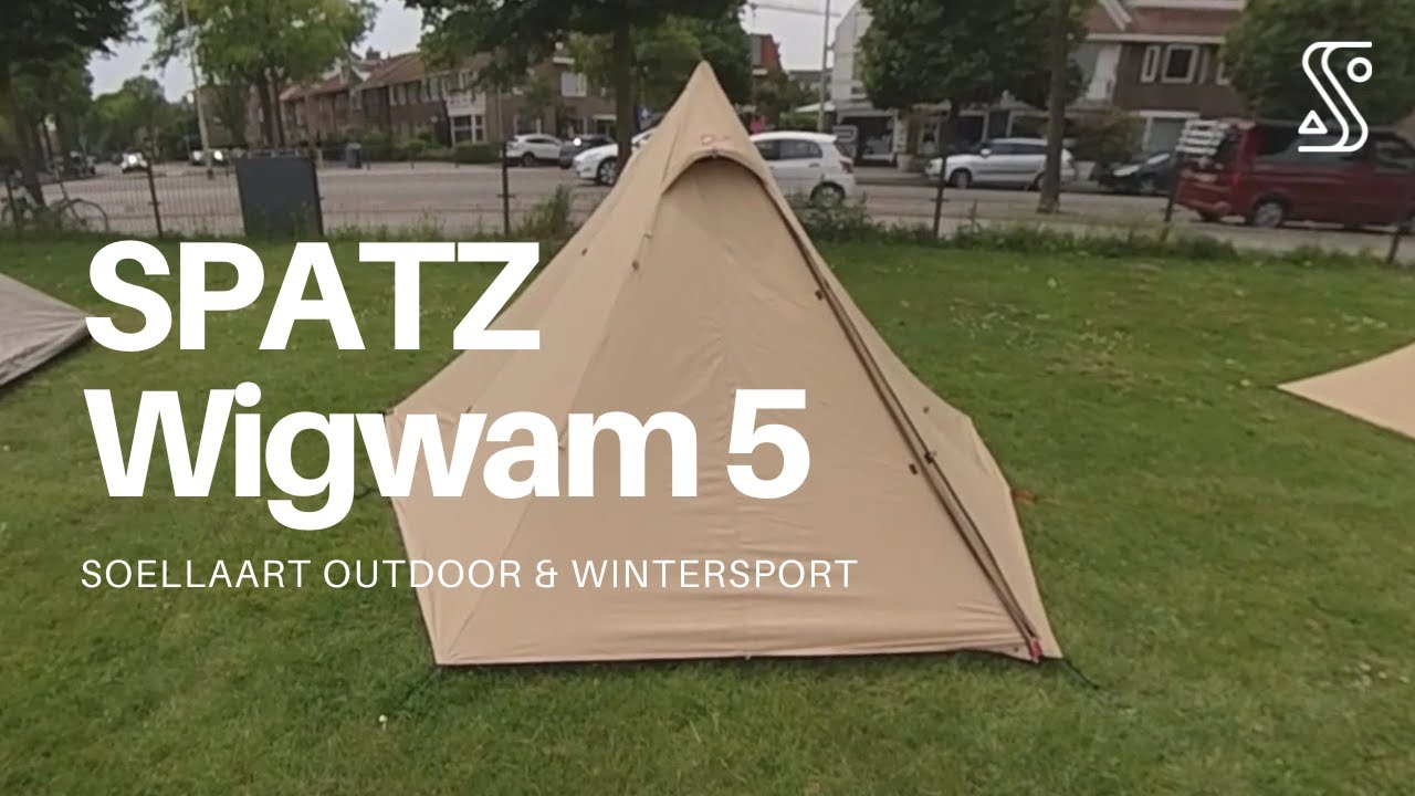 Spatz Wigwam 5 | Soellaart Outdoor & Wintersport - YouTube