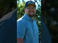 Barstool Trent's reaction to striping his Qi35 Driver in front of Tiger Woods. 😂 #TaylorMade #shorts