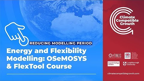 Additional Tutorial OSeMOSYS & FlexTool: Reducing Modelling Period