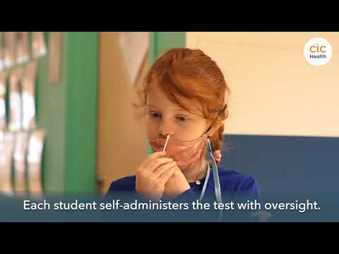 Pooled Testing in Schools: The Mobile Cart Method