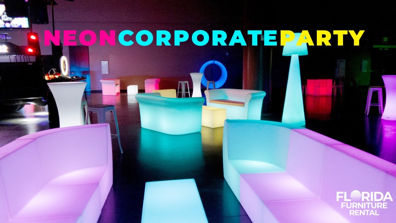 Neon Orlando Corporate Furniture Rental YouTube