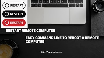 How to use command line to shutdown or restart a remote computer