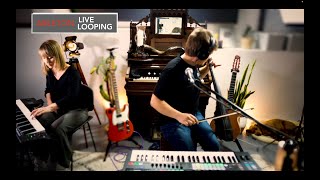 Mountains Fall - Reinhardt Buhr Ft Mandie Buhr - Improvised Song Created Live Via Live Looping