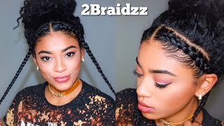 Two Braid Hairstyles - Natural Curly Hair | jasmeannnn