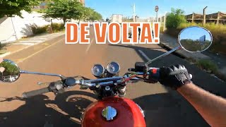 DE VOLTA COM A MOTO DO CANAL, A SAGA TERMINOU...