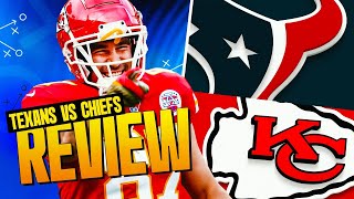 Travis Kelce UNSTOPPABLE in Playoffs Once Again! | Chiefs vs. Texans NFL Playoff Review | PFF