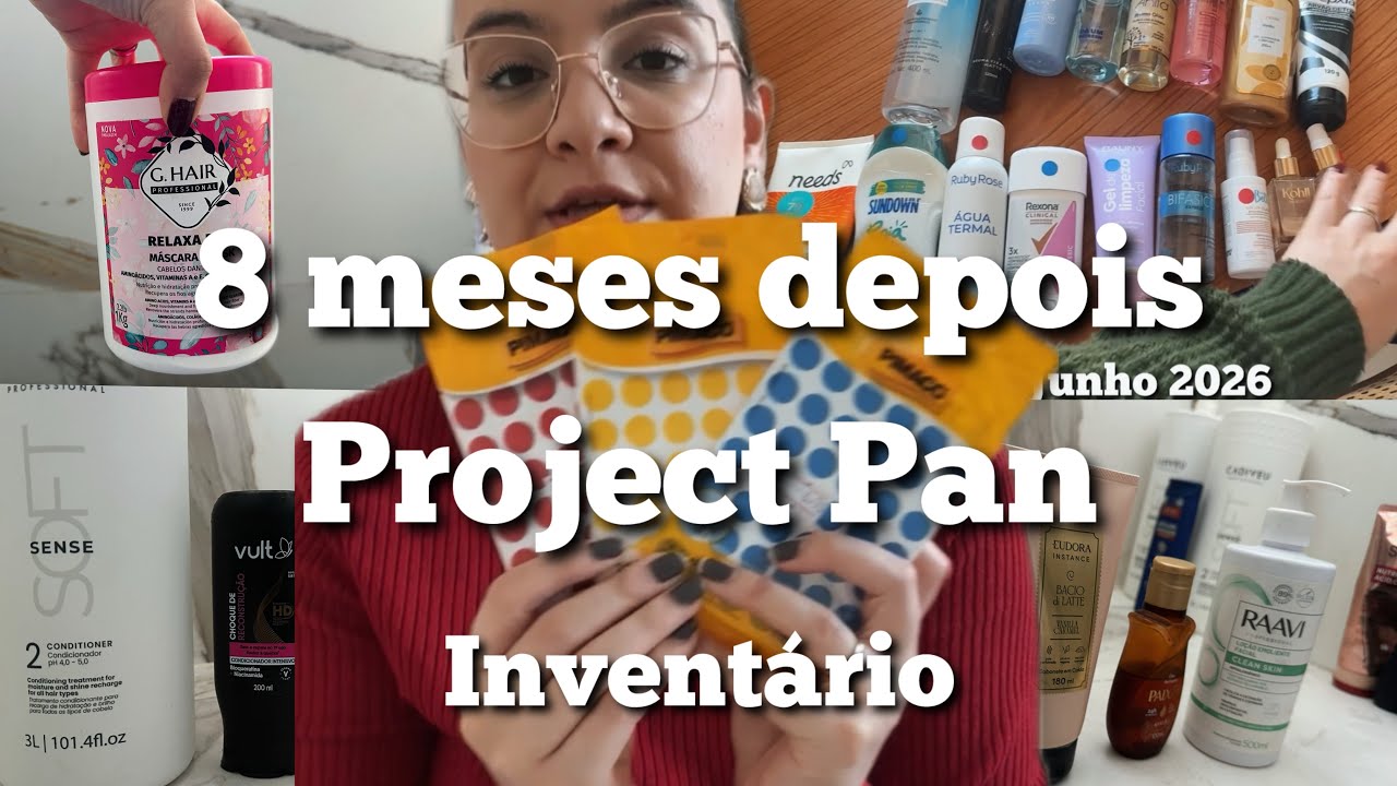 Project pan revisão do inventário depois de 8 meses de projeto será que evolui?