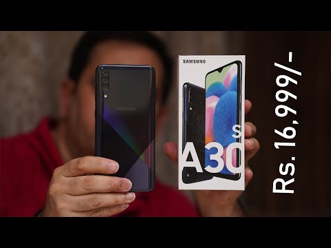 Samsung Galaxy A30s Unboxing and first impression price from Rs. 16,999