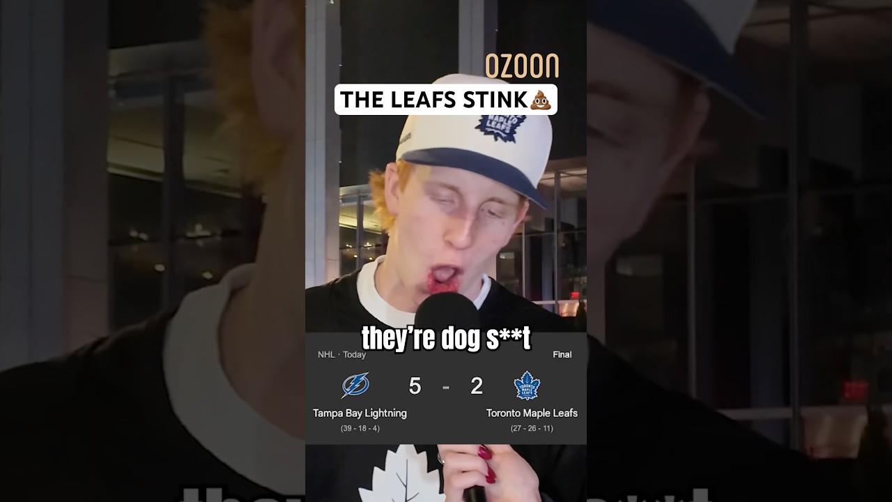 How did it get this bad for the Leafs… #mapleleafs #leafsforever #tblightning #toronto #fancam #nhl