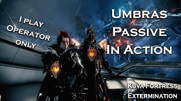 Warframe: Umbras Passive in action | Umbra and Tenno Extermination Mission