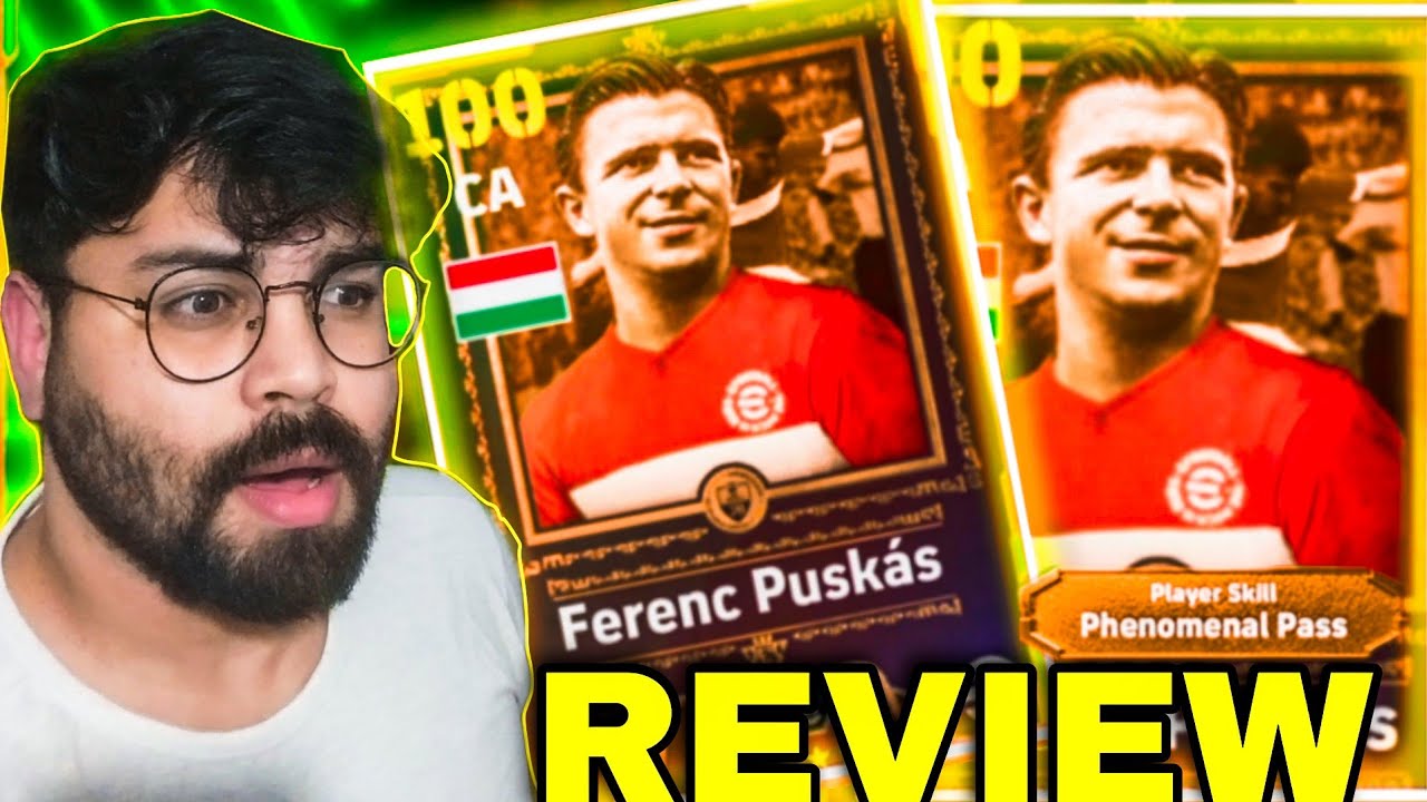 🔥 REVIEW COMPLETA do PUSKÁS no eFootball 2025! 🔥 COMO UPAR PUSKAS