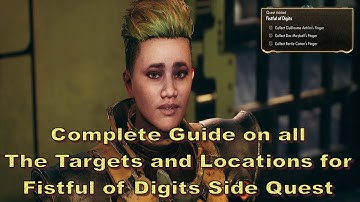 The Outer Worlds Fistful of Digits Side Quest Guide