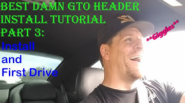 Pontiac GTO Header Install Tutorial Pt 3: Finally get them installed!