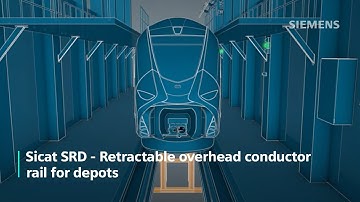 Optimizing train maintenance with retractable overhead rail conductors | Sicat® SRD system
