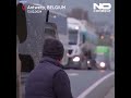 Hundreds of farmers block access to Antwerp port