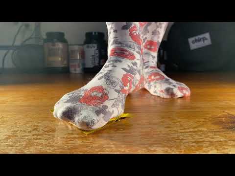 ASMR Crushing Golden Oreo With Compression Socks⭐️Depression Relief @Danny-Gonzalez @stampycat