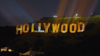 ACTION:  The Hollywood sign is BURNING…because of Big Oil.